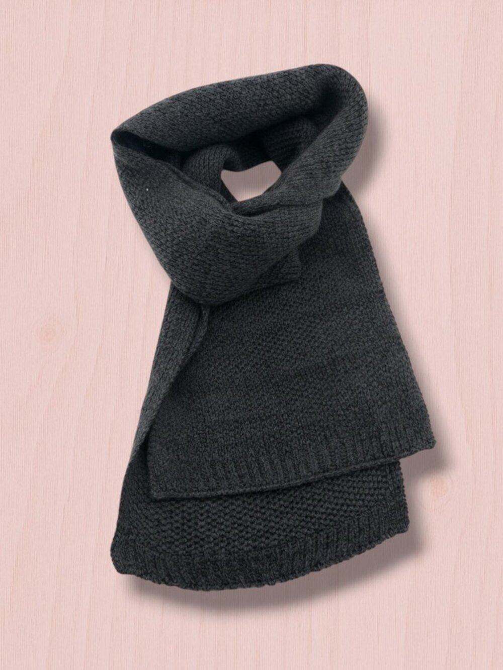 JOS.A.Bank Charcoal Wool Blend Scarf NWT